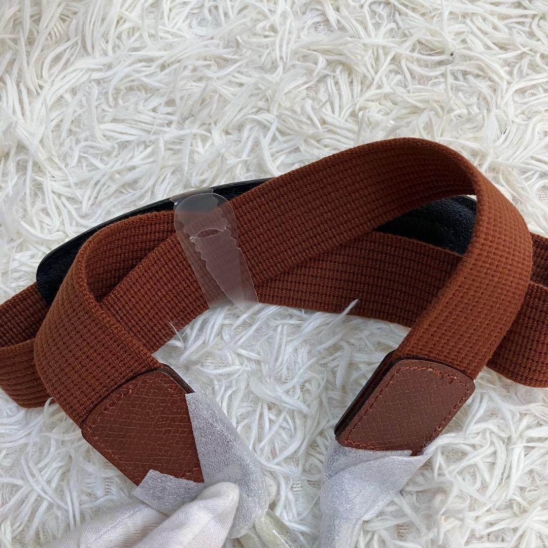 未使用品✨ロンシャン　2way ボストンバック　ブラウン　ポーチ　ショルダー紐付