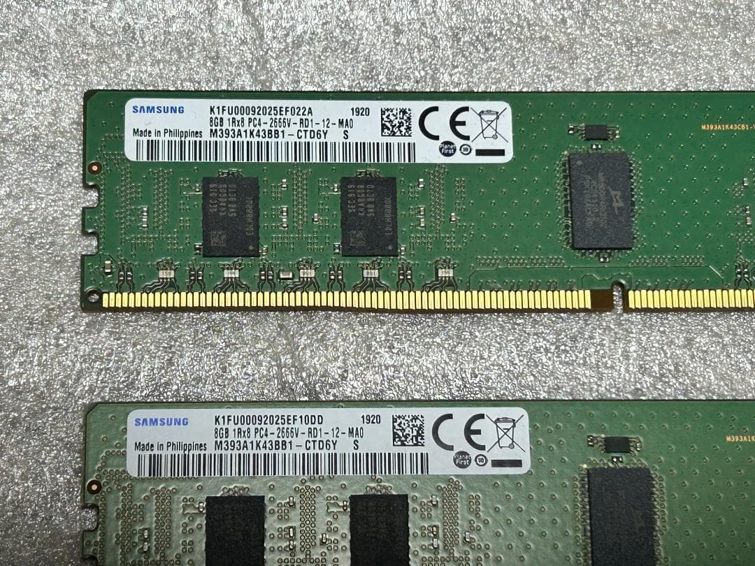 DDR4 32GB PC4‑2666V(8GB×4) ECC