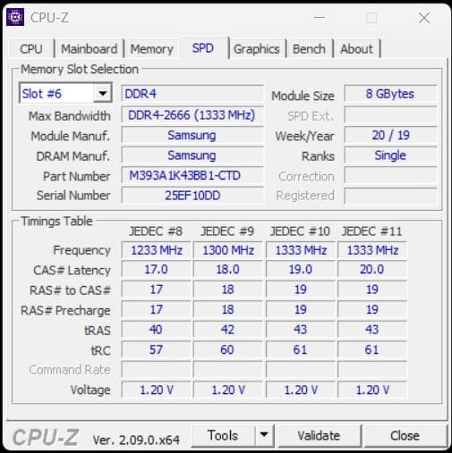 DDR4 32GB PC4‑2666V(8GB×4) ECC