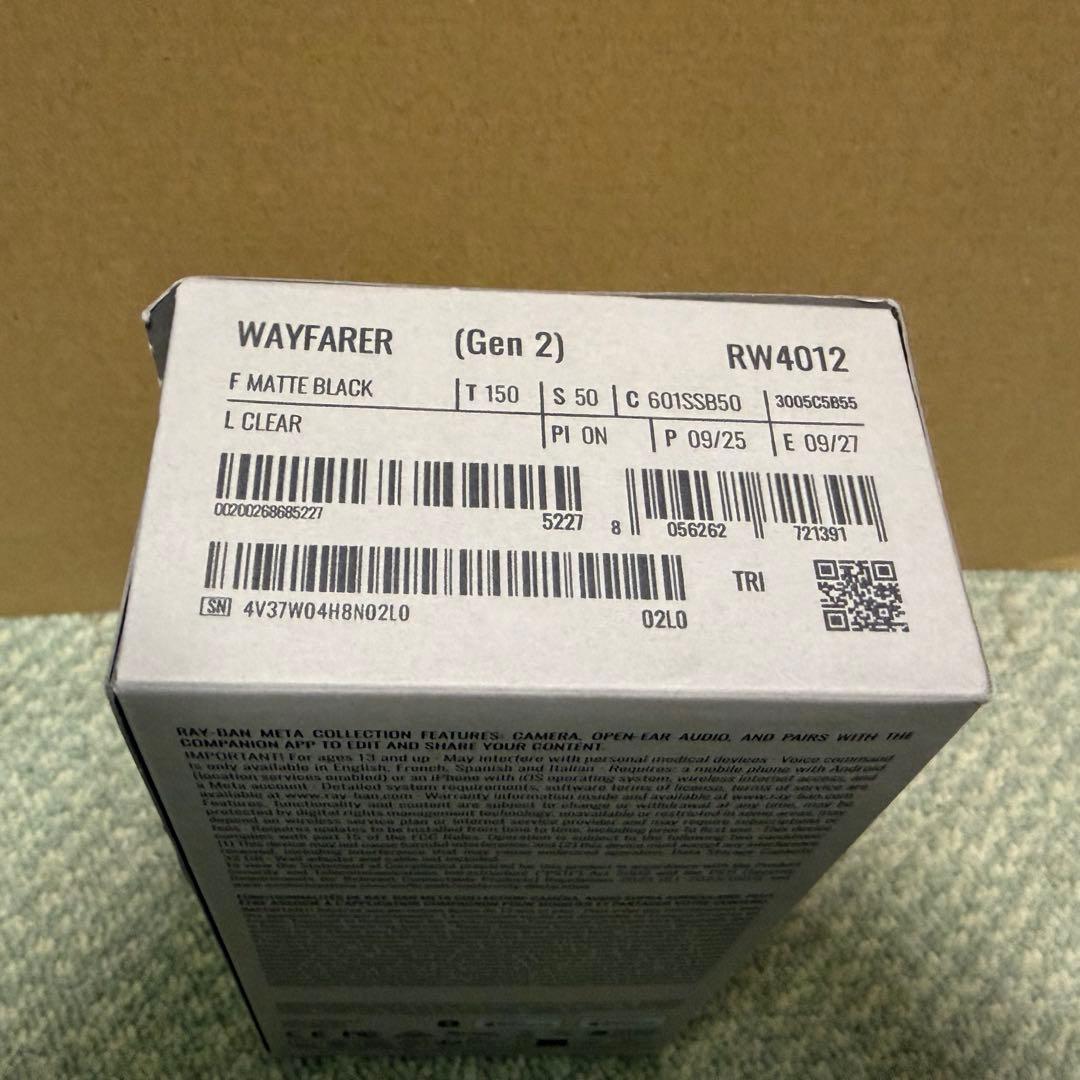 レイバン メタ サングラス クリアレンズ Ray-Ban  GEN2