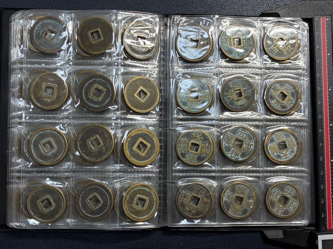 中国銅銭　中国古銭　中国古代歴代銅銭コンプリート120枚　古銭穴銭　旧家珍蔵