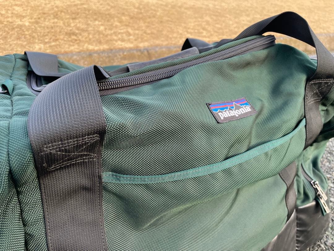 90s レア patagonia ハンターグリーン ミディアムラージギアBAG