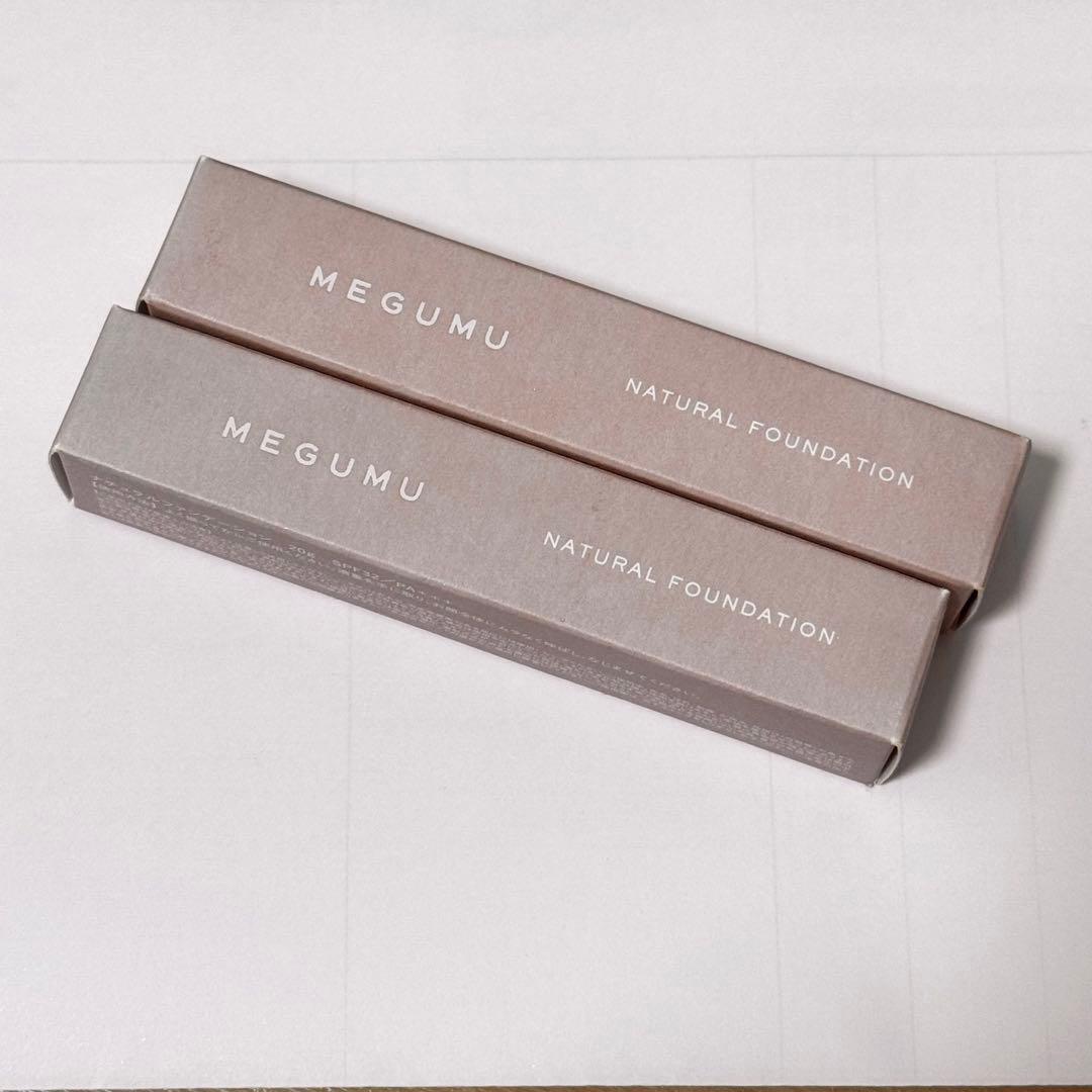 かれん>>MEGUMU ナチュラルファンデーション 新品2個セット