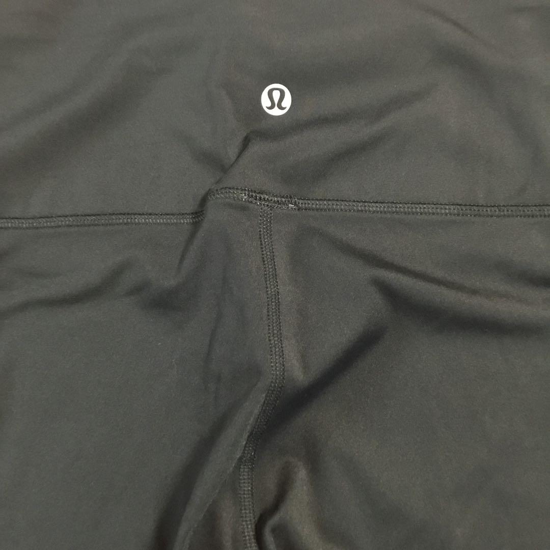 LULULEMON サイズ6ブラックハイウエストヨガパンツ