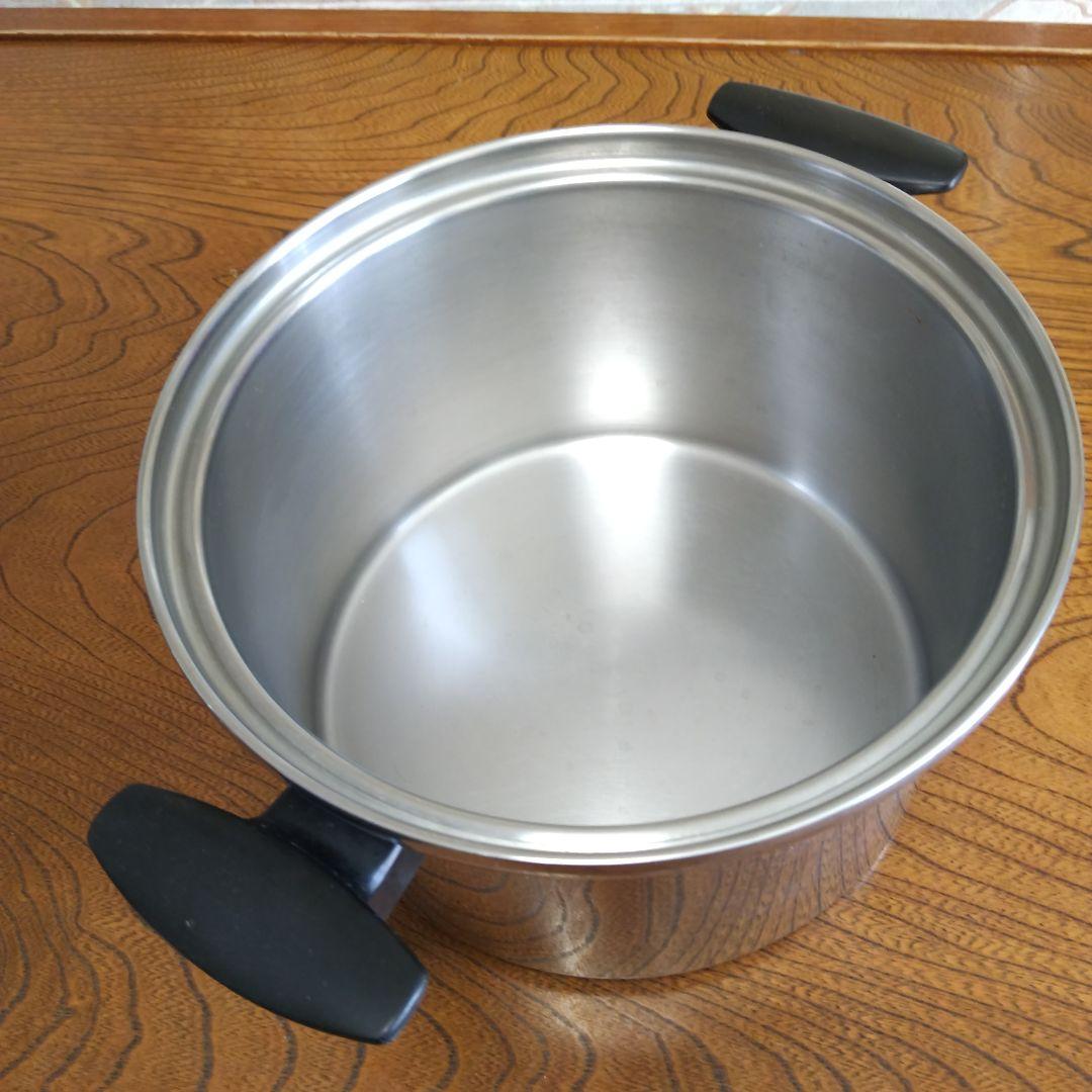 ステンレス鍋 両手鍋 片手鍋 Chef's Ware アメリカ製 使用品