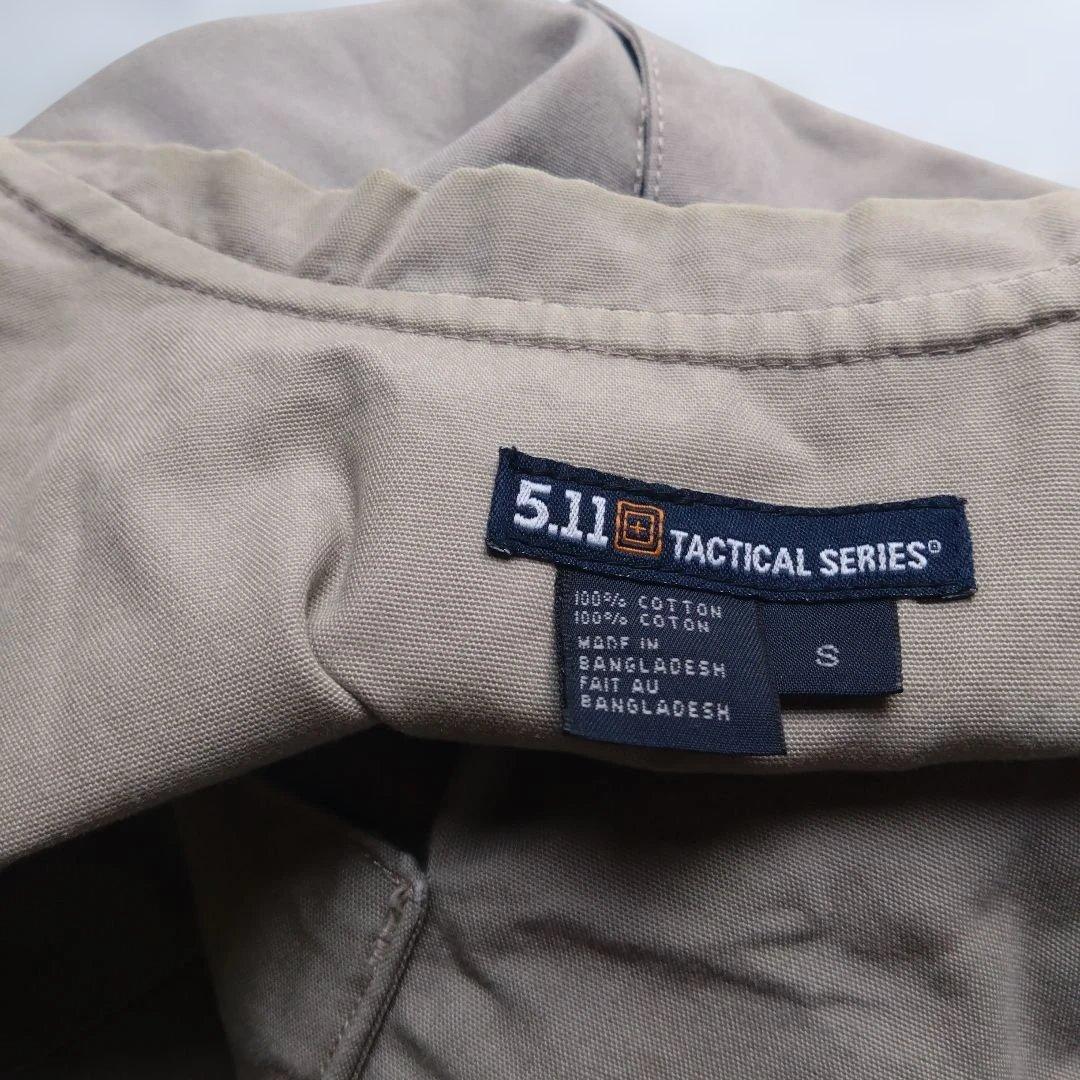 5.11 TACTICAL　ミリタリーベスト　アウトドア　S大きめ　多少黄ばみ