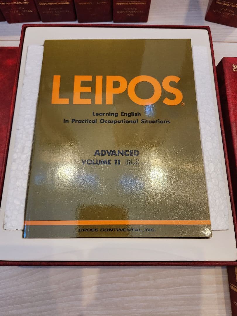 希少　廃盤 LEIPOS 英会話　教材 36冊(12組)　カセット　セット