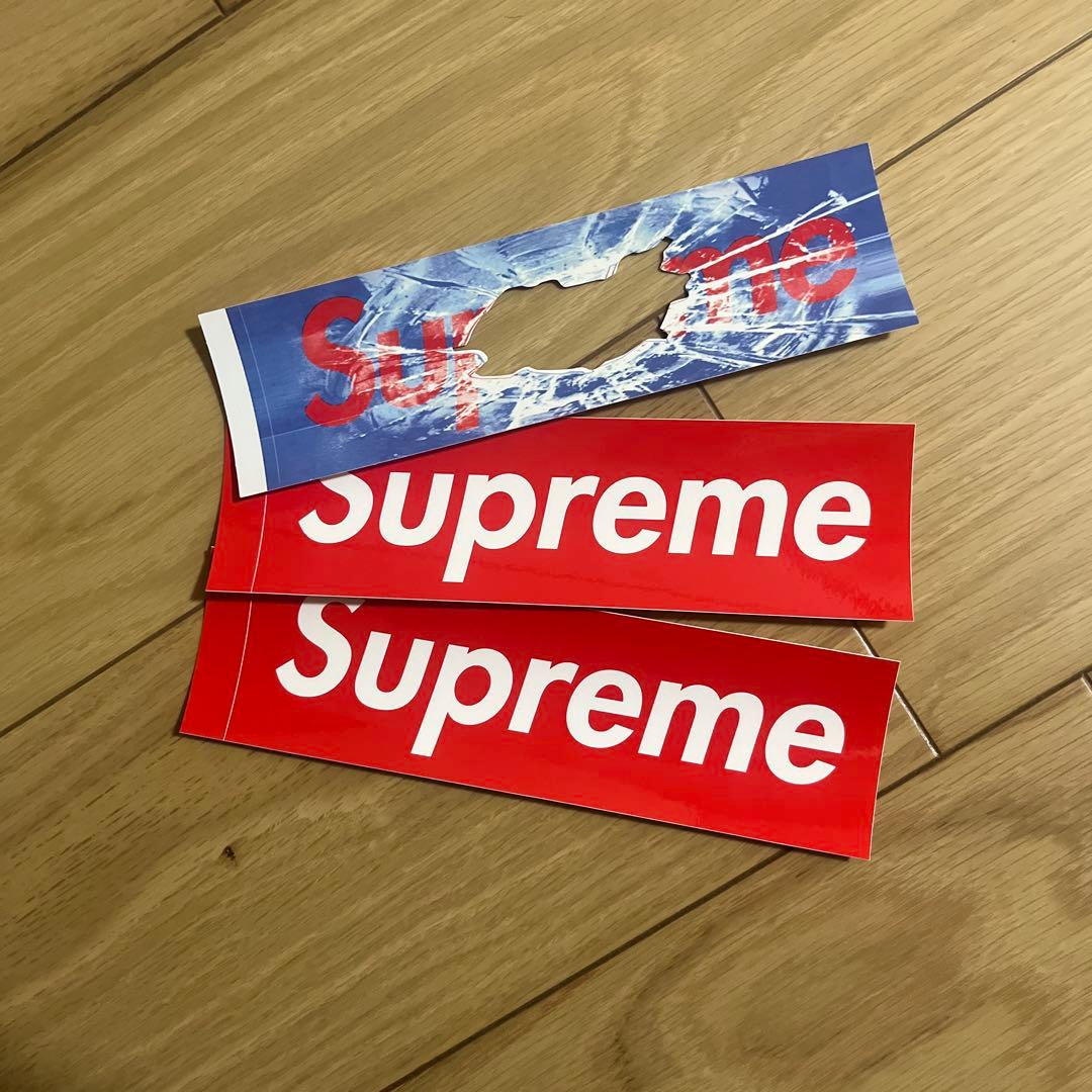 ［ステッカー付］supreme Arabic Box Logo Tee 白　M