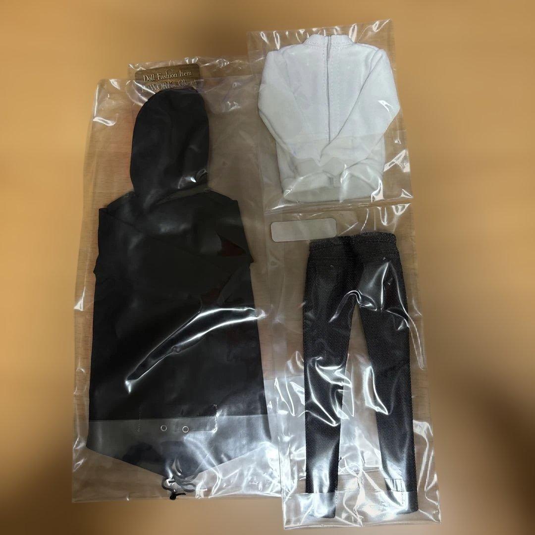 六分の一男子momokoサイズ メンズモッズコートセット　ブラック　➕α