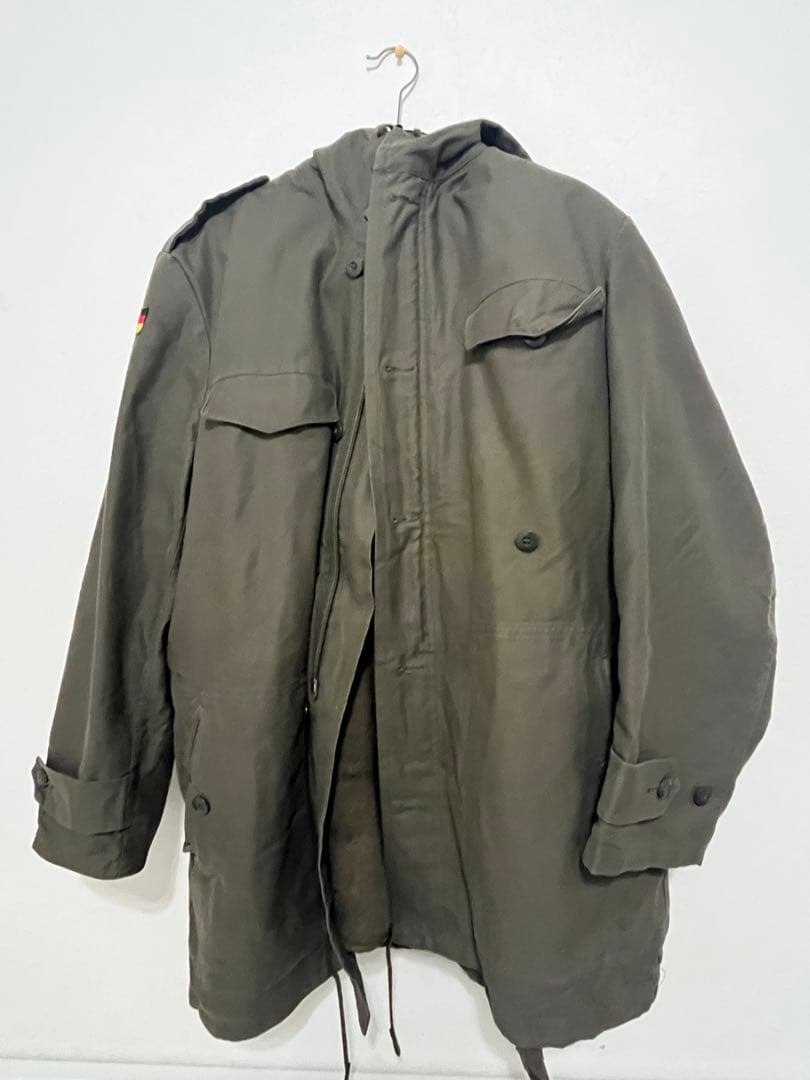 ドイツ軍　モッズコート　中に付けるファー付き