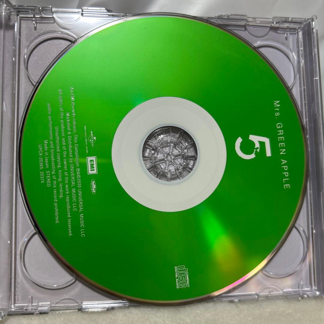 Mrs. GREEN APPLE 5 初回限定盤