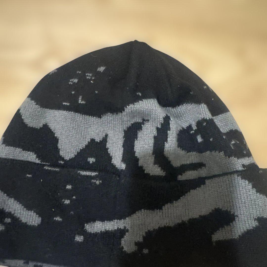 ARC'TERYX ニット帽 黒/グレー