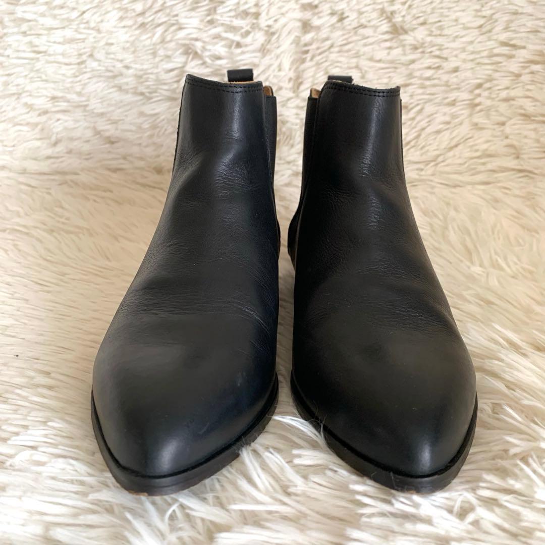 shinzone サイドゴアブーツ　黒　37 レザー