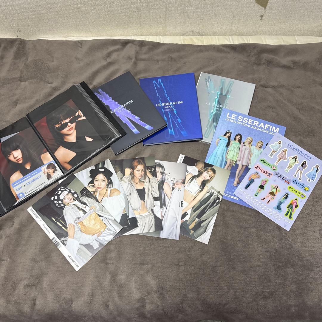 LE SSERAFIM グッズまとめ売り トレカ大量 公式のみ