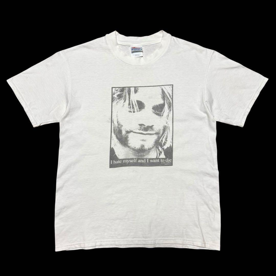 希少 90s NIRVANA  Cobain Memorial Tシャツ