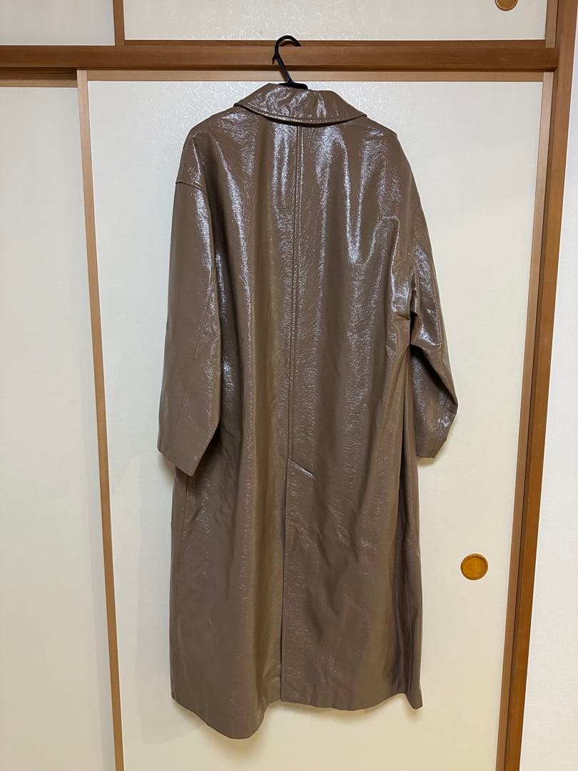 cityshop レザー　コート　FAUX LEATHER COAT
