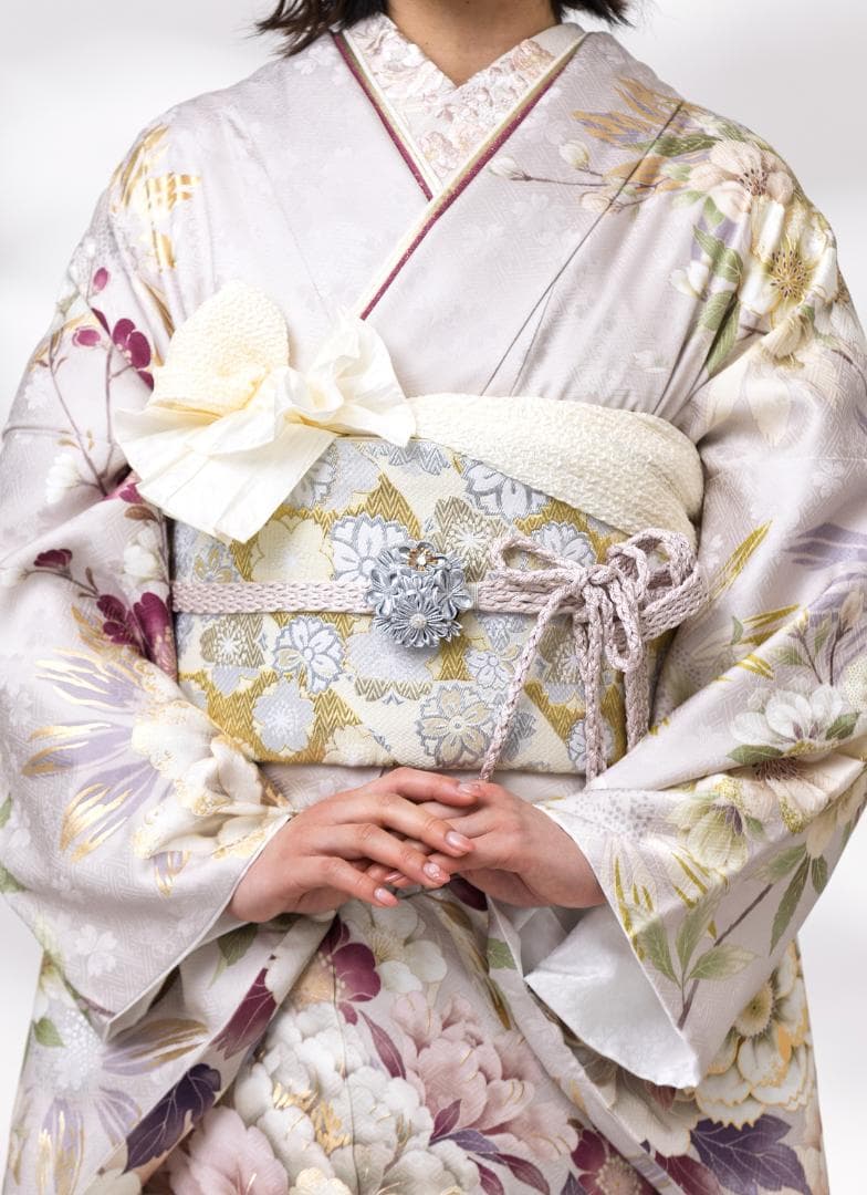 ≪即着用可能≫ 振袖 正絹 フルセット 160cm~170cmの方用【929】