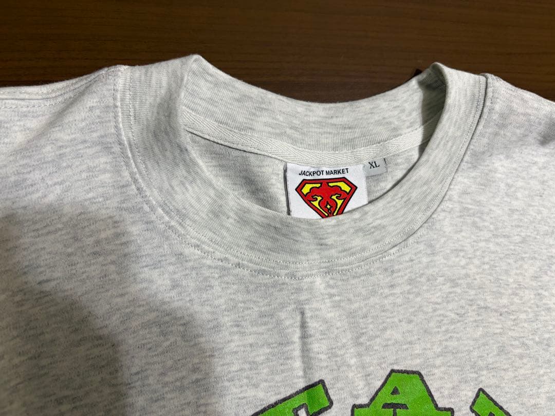 JACKPOT.MARKET ポテトジムTシャツ アッシュ　XL 美品
