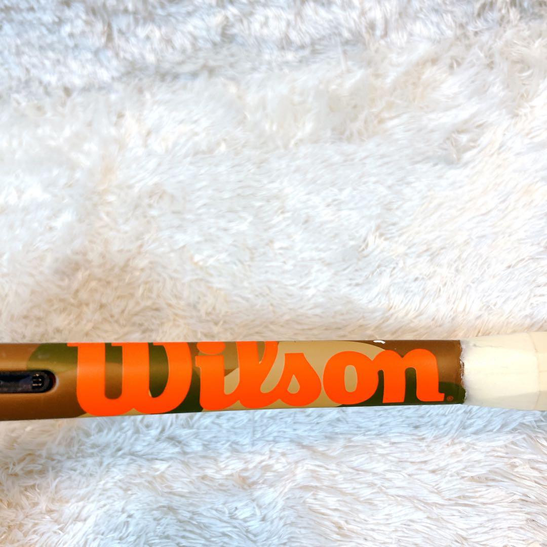 錦織圭限定モデル　カモフラWilson　テニスラケット　burn95 バーン