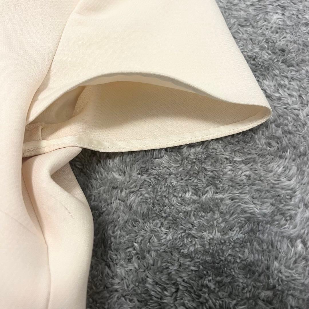 VALENTINO ヴァレンティノ ワンピース ベージュ ウール 膝下丈 40