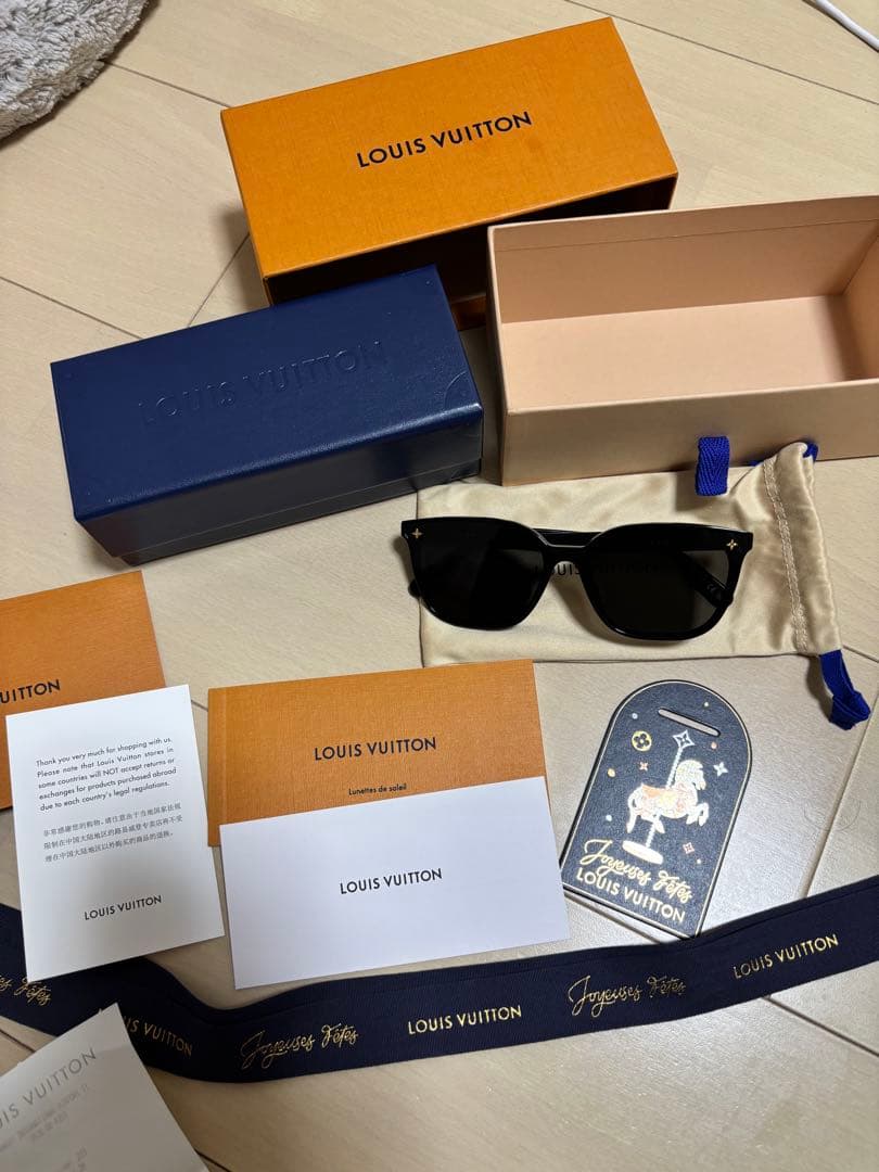 新品LOUIS VUITTON 黒色サングラス・マイ モノグラム レクタングル
