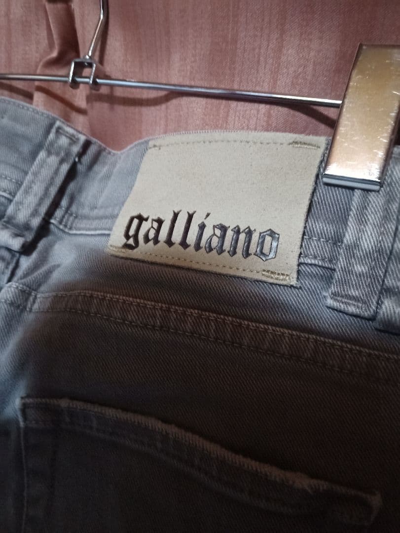 galliano レディース ペイントデニム　ジーンズ イタリア製