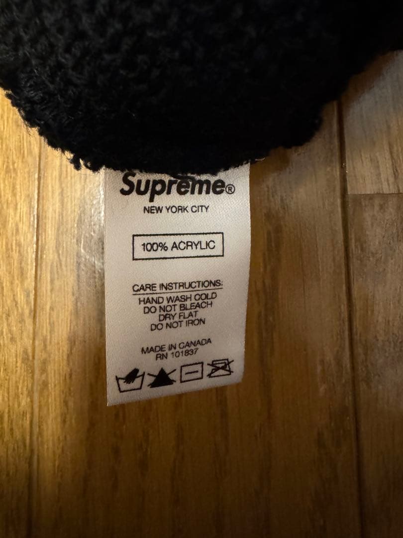 Supreme Loose Gauge Beanie/黒 Size/Free