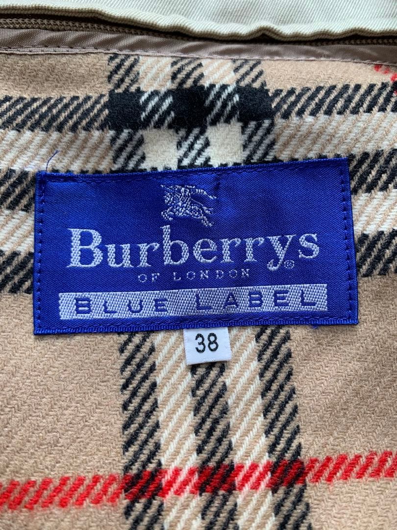 Burberrys BLUE LABELトレンチコート　ノバチェック