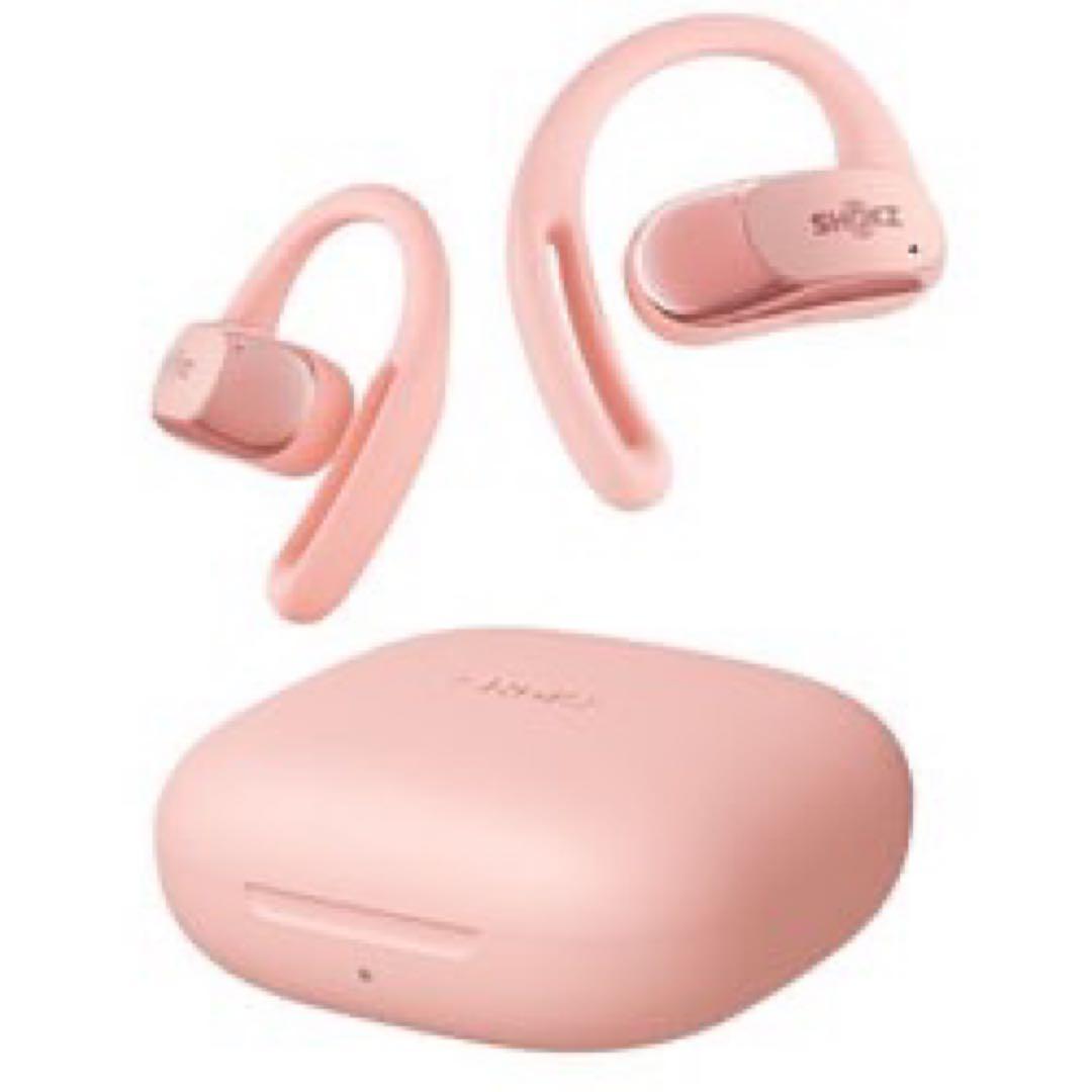 Shokz isワイヤレスイヤホン オープンイヤー（ピンク）