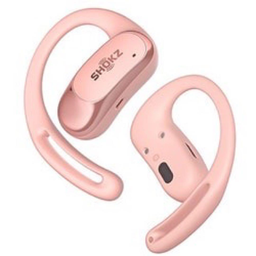 Shokz isワイヤレスイヤホン オープンイヤー（ピンク）
