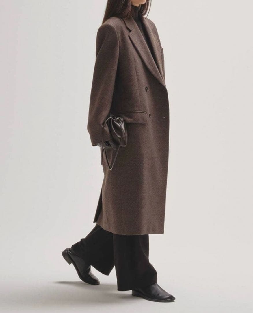 y*t様 完売品 ★Wool 100% Chester Coat 36 ダークブ
