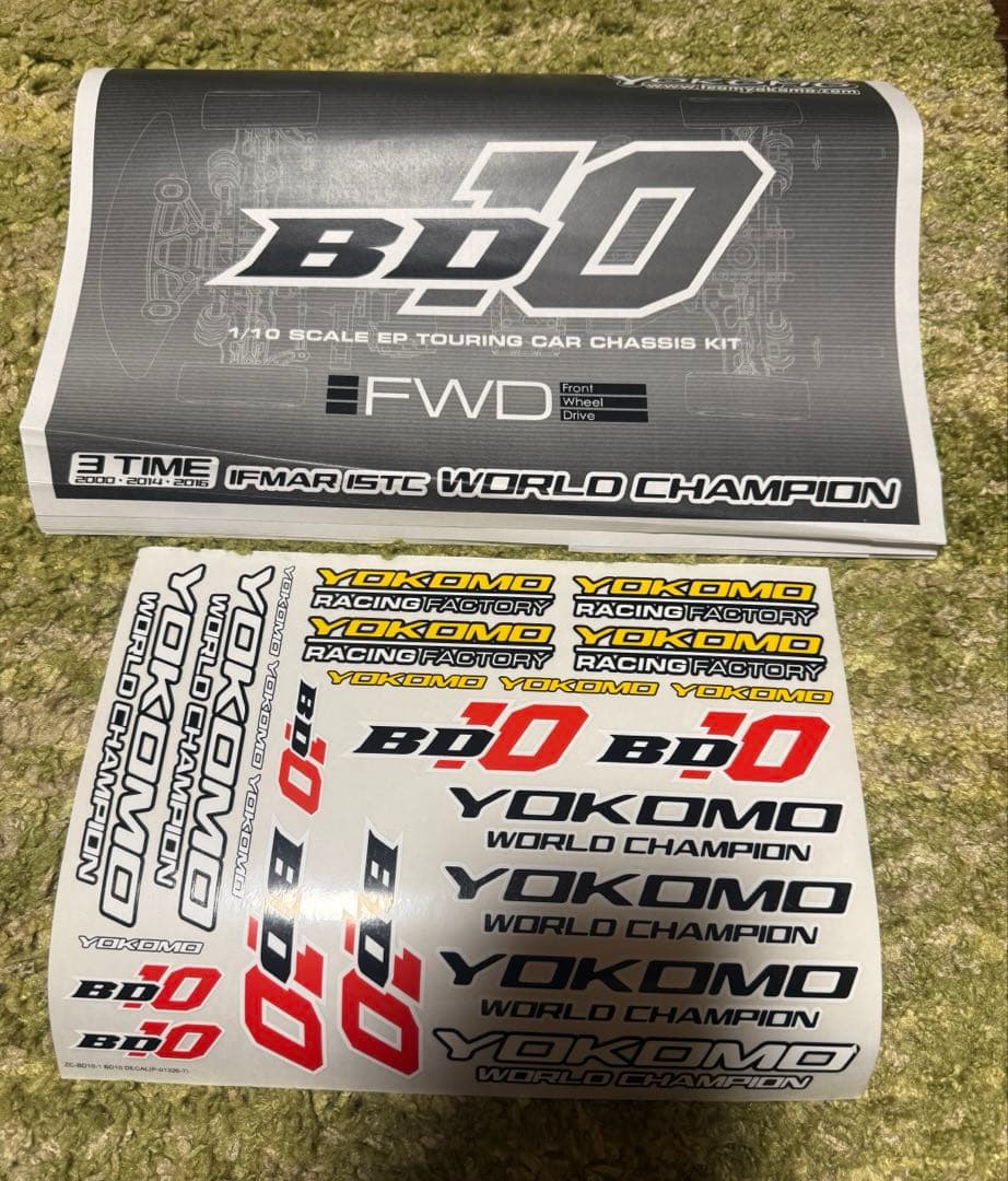 未組立　ヨコモ YOKOMO BD10 FWD 競技用ツーリングカー　シャーシ