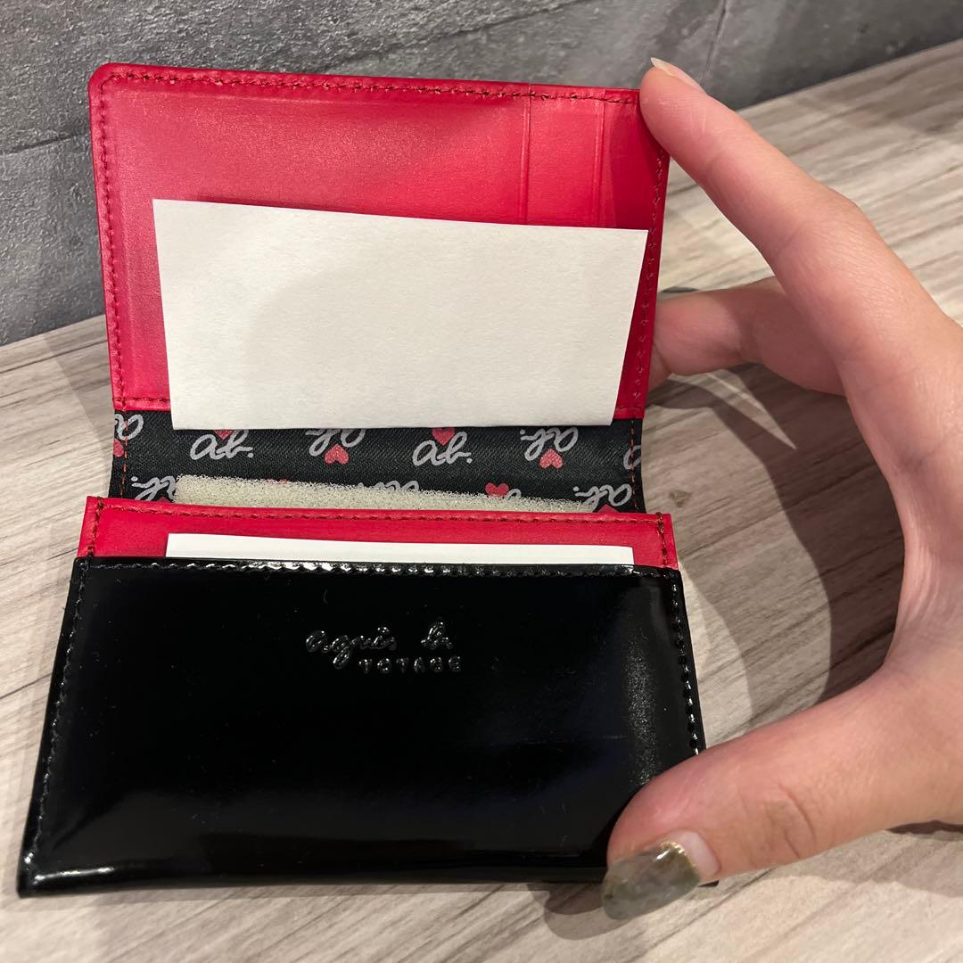 【新品・未使用】アニエスベー定期入れ・カードケース・名刺入れ・パスケース