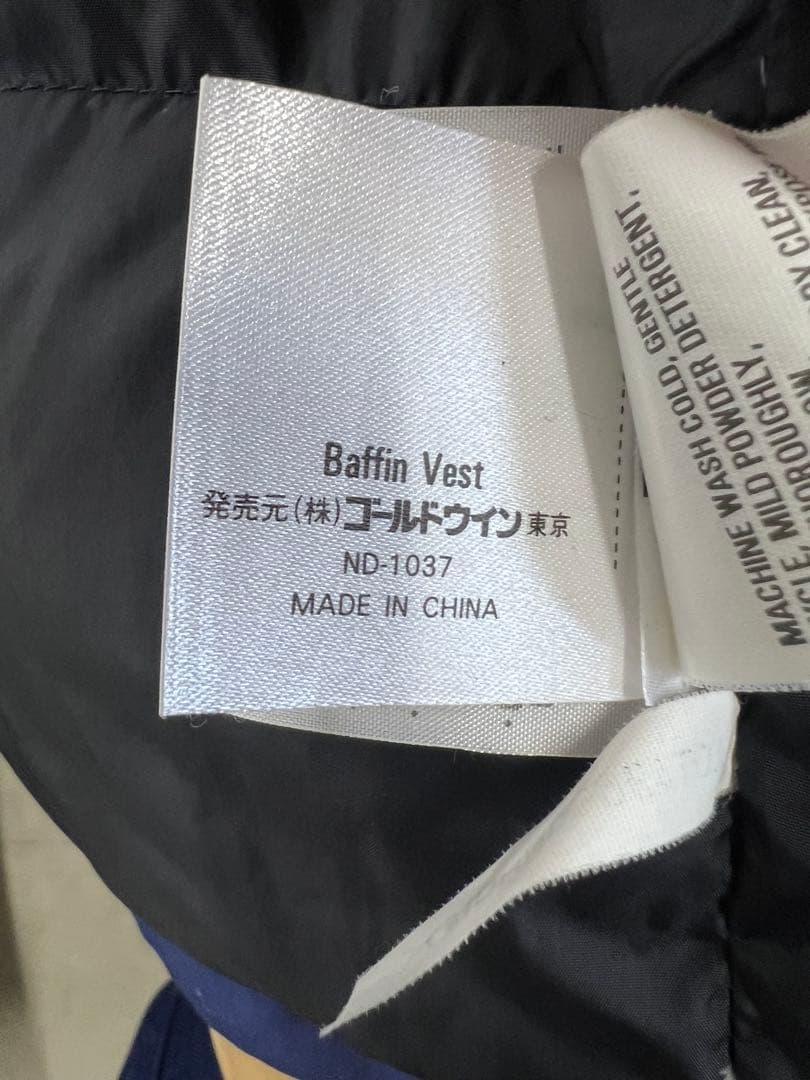 THE NORTH FACEダウンベスト Baffin Vest ND-1037