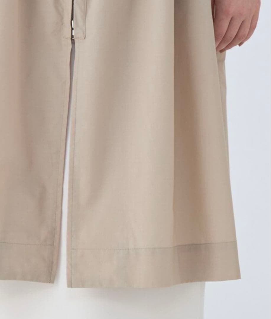 トゥモローランド　Ballsey ライトタフタ ジップアップロングコート