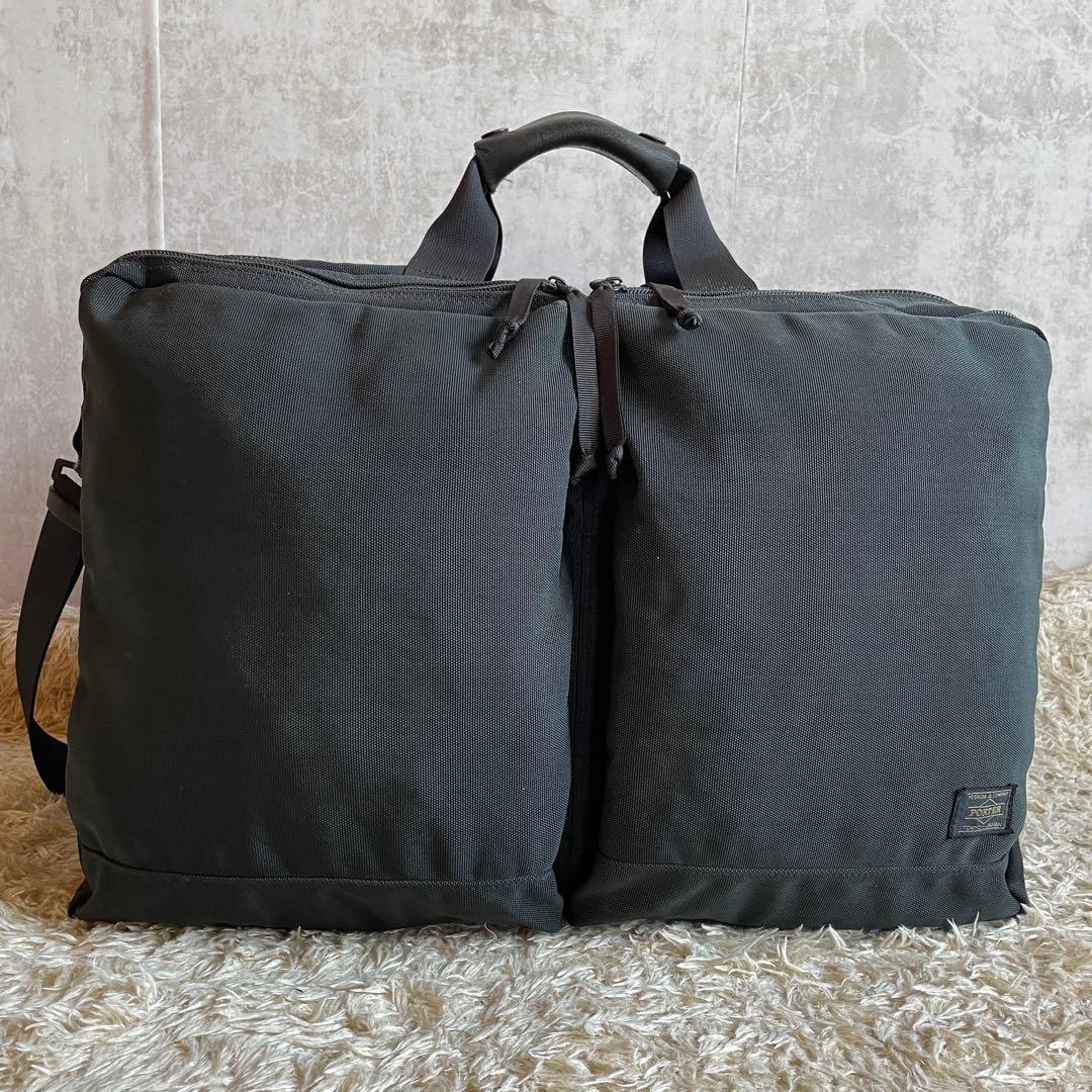 希少 PORTER EINSビジネスバッグ ボストンバッグ 大容量 ブラック