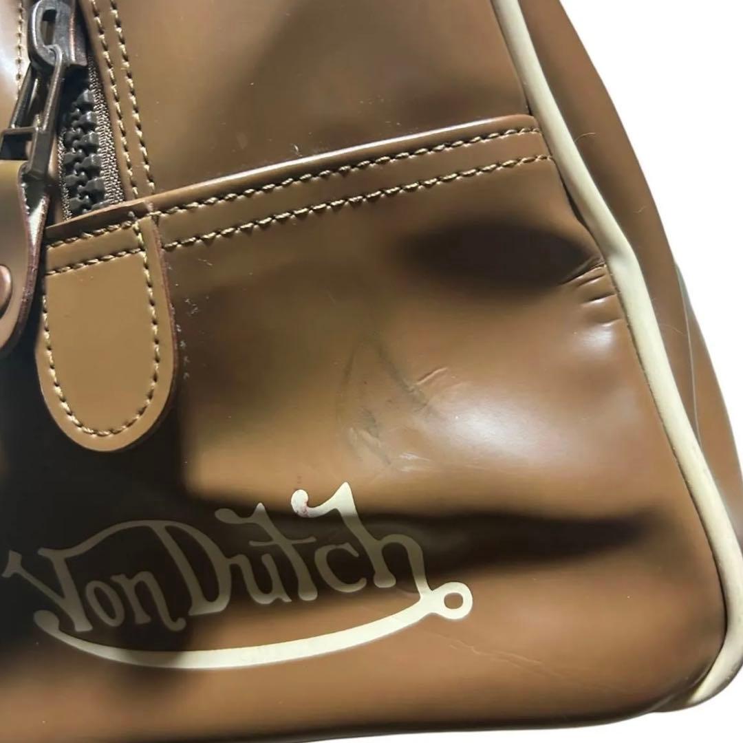 Von Dutch ボンダッチ バッグ ボストンバッグ ヴィンテージ　型崩れあり