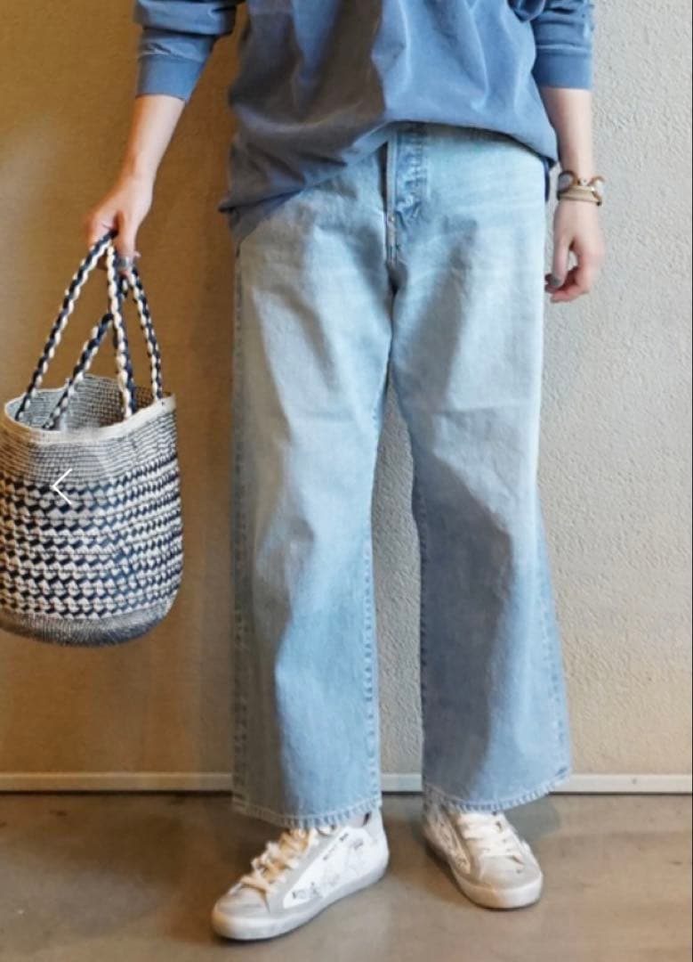 【新品タグ付】journal standard luxeデニムワイドストレート