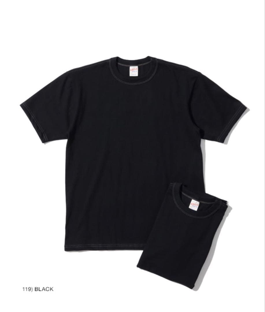 ホワイツビル2パックTシャツWV73544サイズLブラック