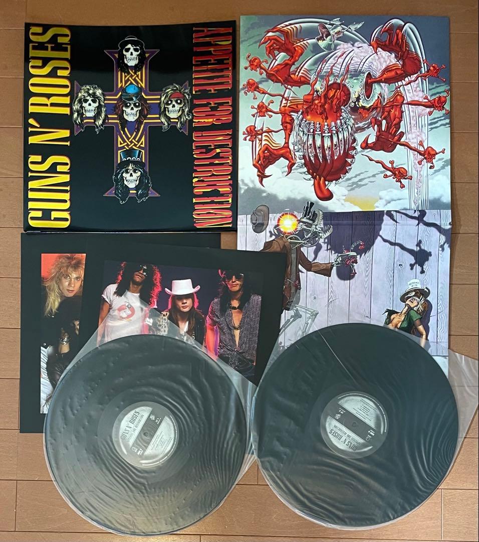 30周年記念限定盤2LP GUNS N' ROSES ガンズ＆ローゼズ　USオリ