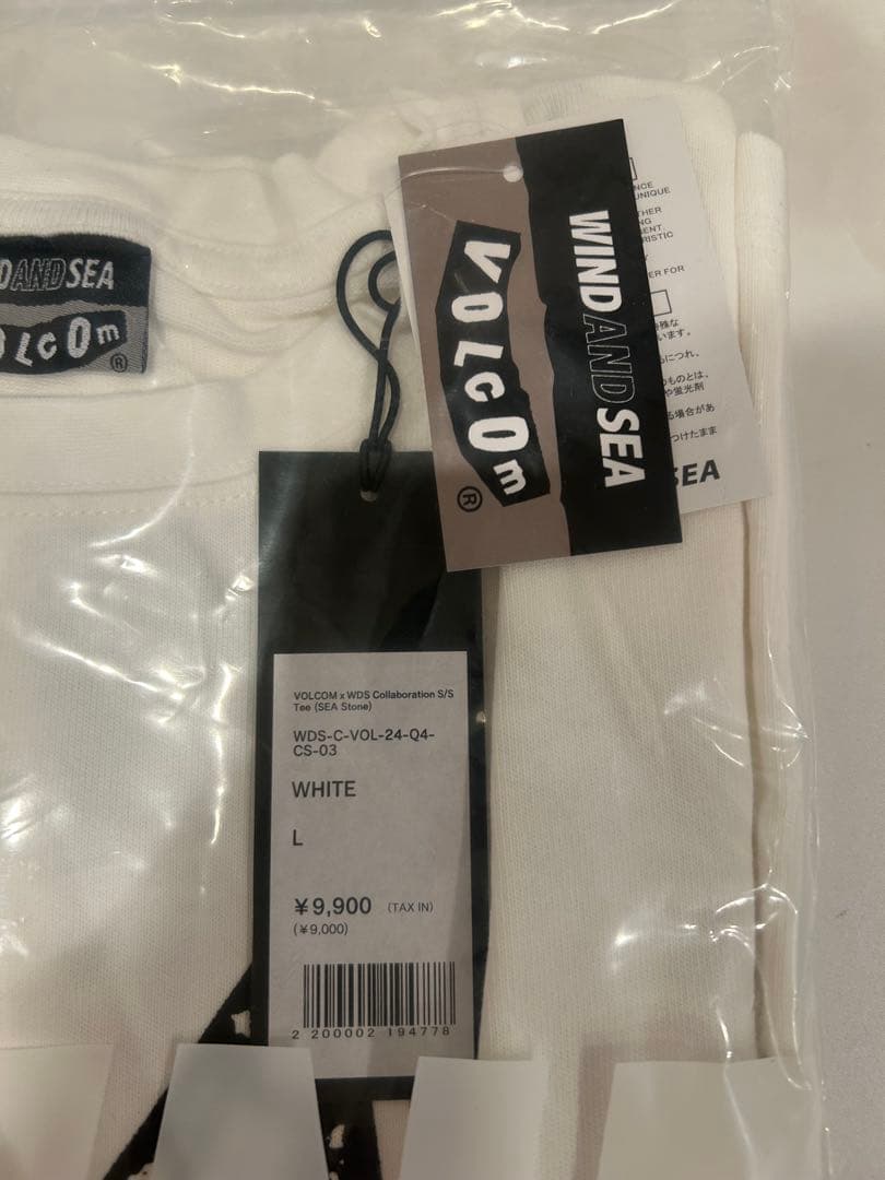 【新品未使用】WIND AND SEA X VOLCOM TEE White L