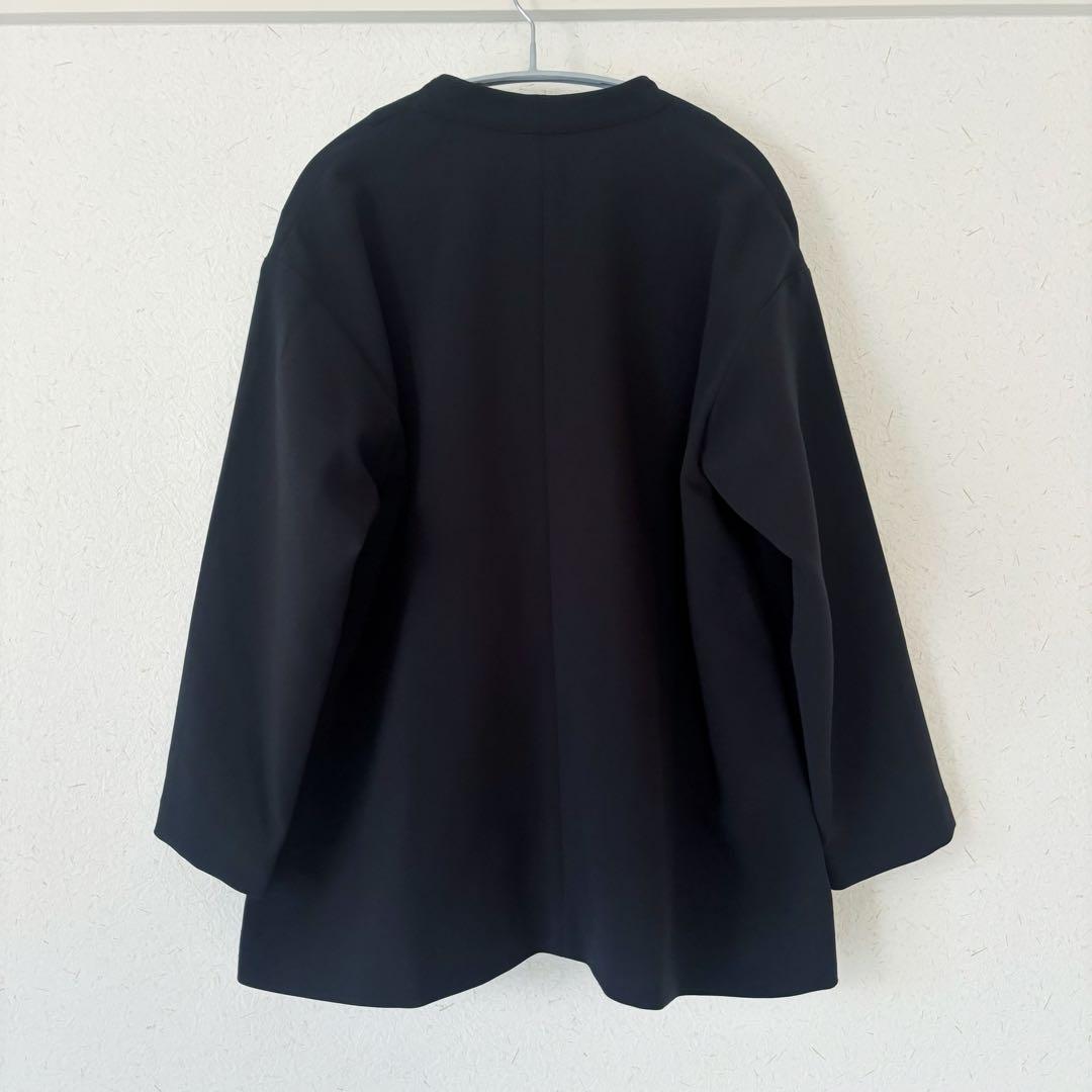 URBAN RESEARCH DOORS ダブルクロス　ショートコート　ブラック