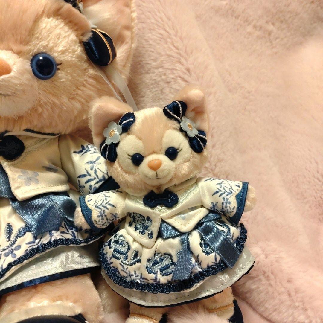 2025年上海ディズニー青花シリーズ、リーナベルss＆キーチェーンセット