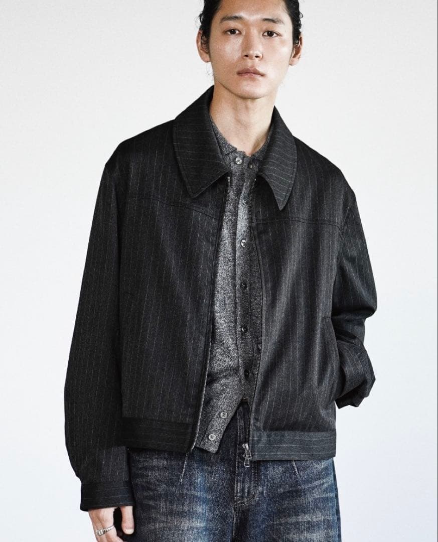 WYM TECH WOOL GABARDINE ZIP BLOUSON Mサイズ