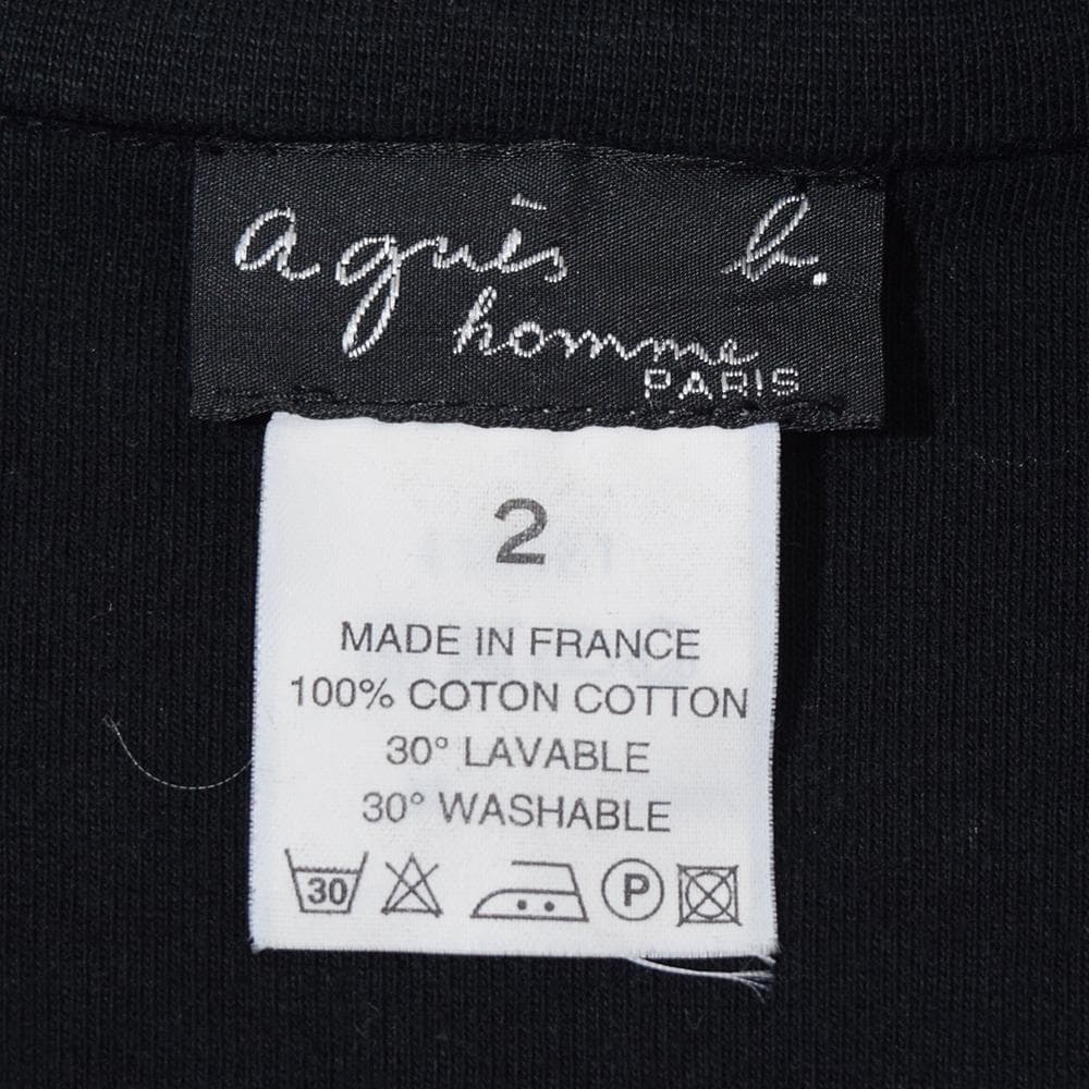 フランス製 90s agnes b. homme 天竺 マオカラージャケット 2