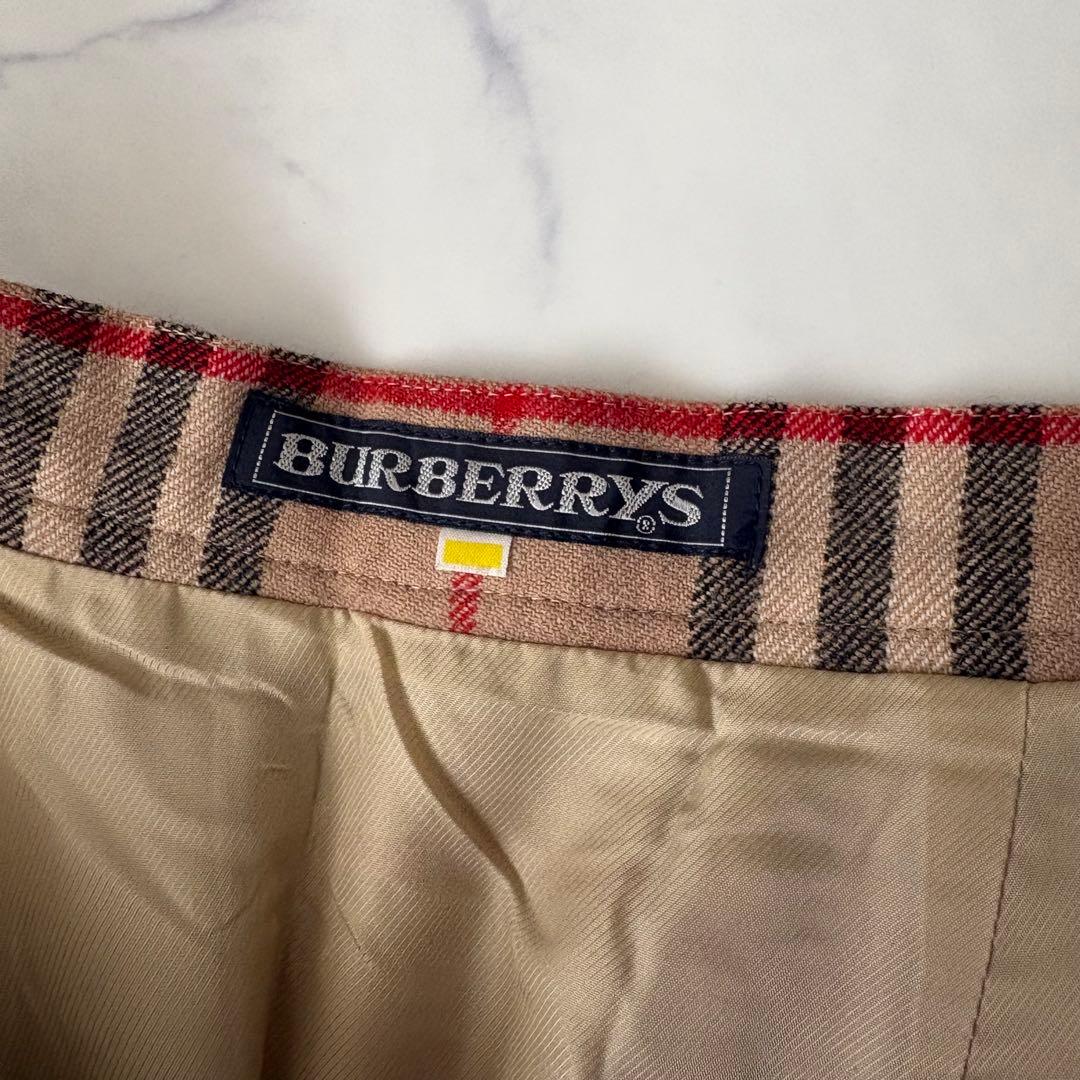 BURBERRYS ヴィンテージ ノバチェックロング プリーツスカート
