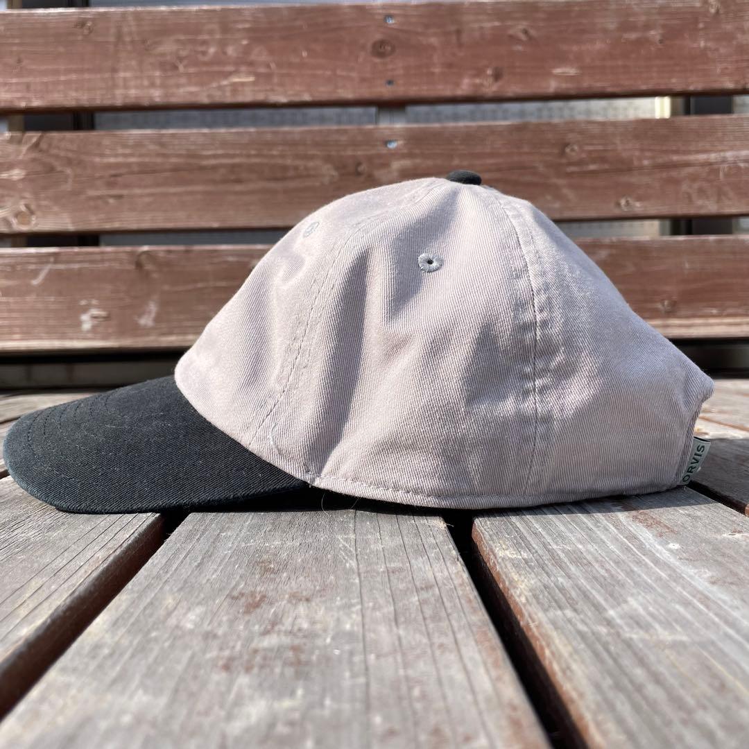 【極美品】ORVIS オービス 2トーン キャップ フライ 釣り 刺繍 企業系