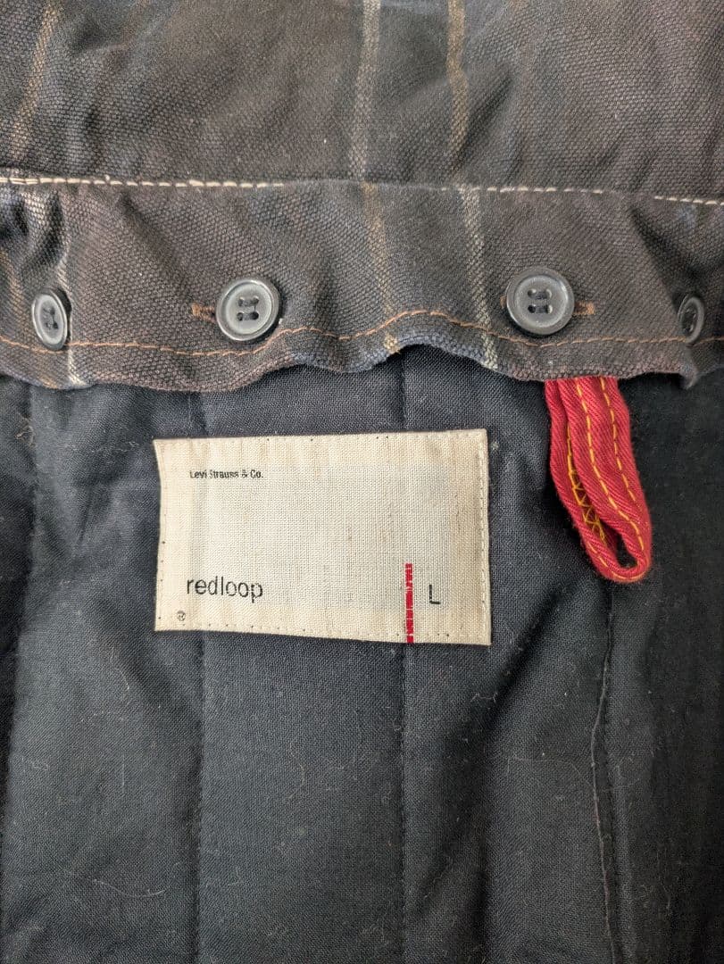 【未使用品】リーバイス　Levi‘s　フード・ライナー付きダークブルーコート