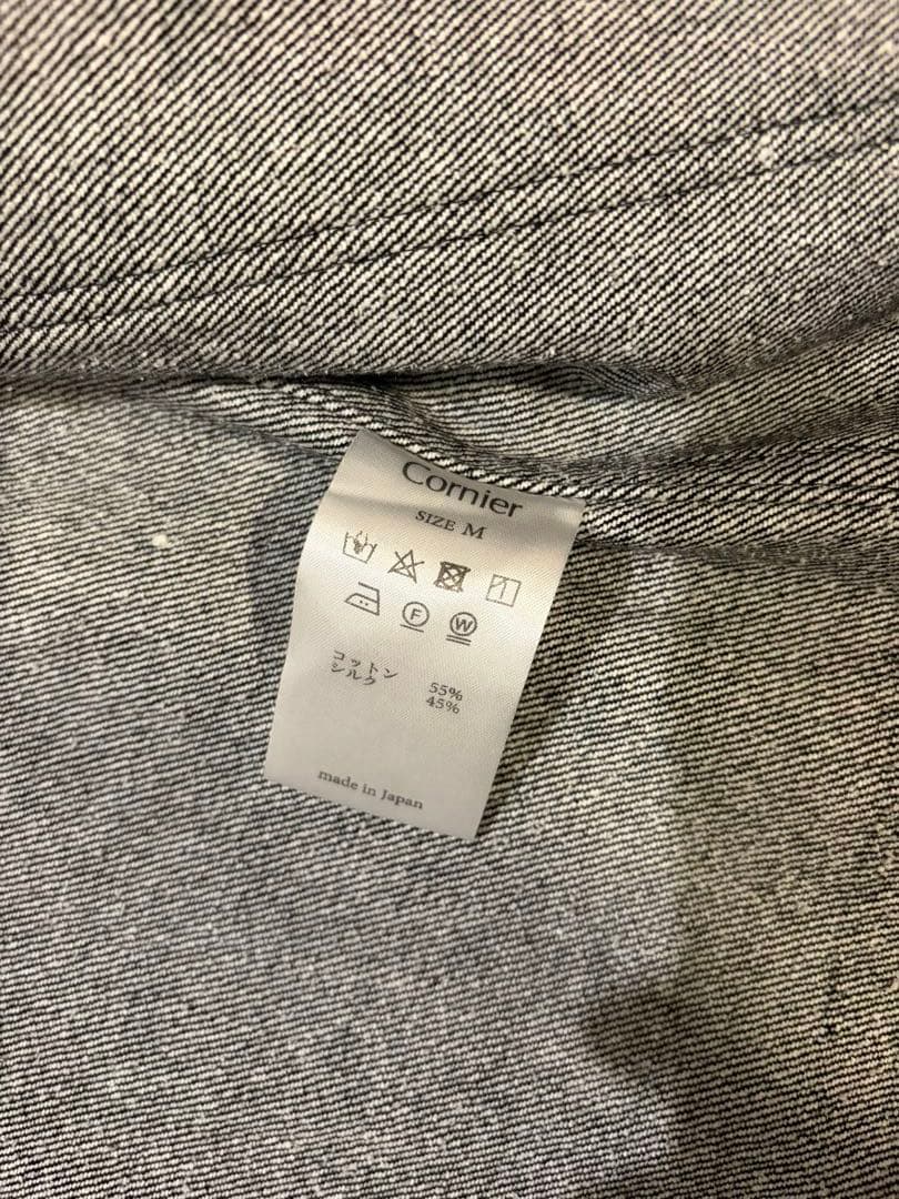 Y*U様 cornier SILK NEP DENIM BLOUSON コルニエ