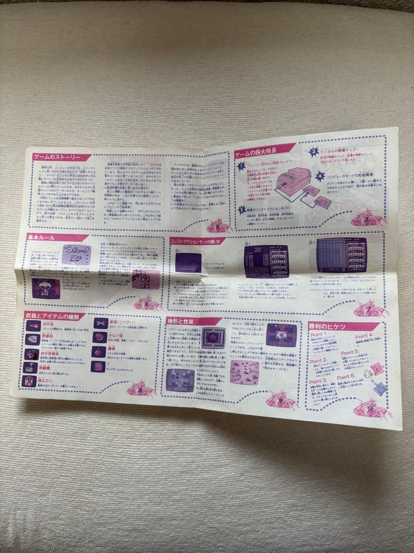 ディスクシステム　パトレイバー　爆闘士パットンくん　書き換え説明書　レトロゲーム